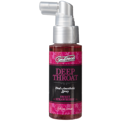 Goodhead Deep Throat Spray Sweet Strawberry 2oz