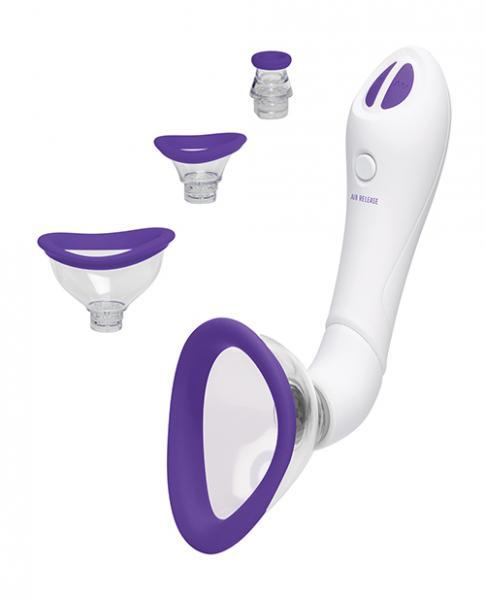 Bloom - Intimate Body Pump - Automatic - Vibrating - Rechargeable Purple/white